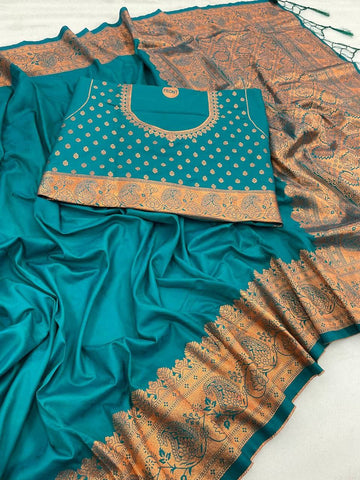 The Art of Kanjivaram Handwoven Silk Saree