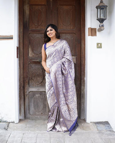 Cotton Silk Saree with batik print