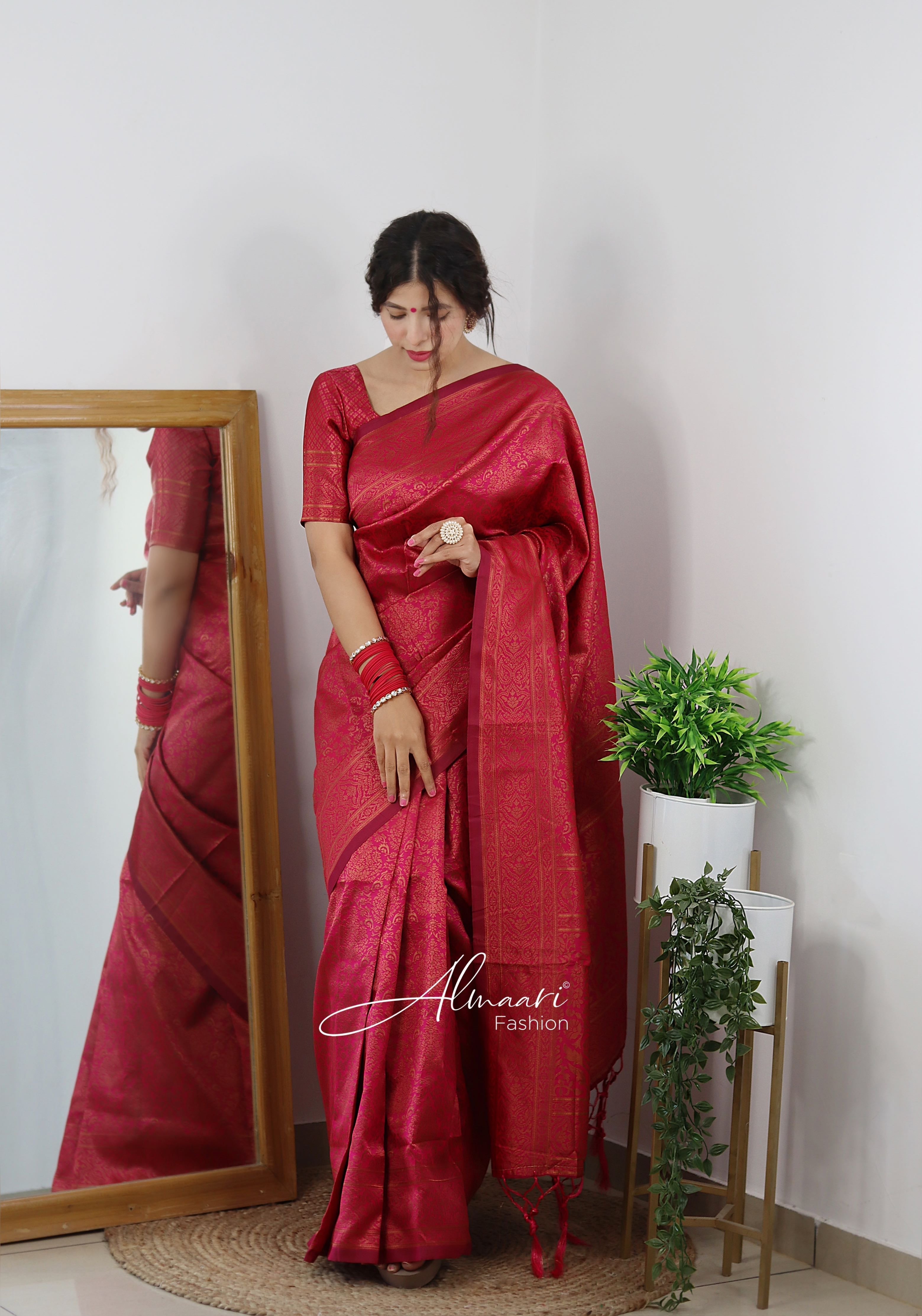 Designer Chennai Silk Saree with Heavy Border