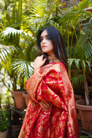Charming South Indian silk saree