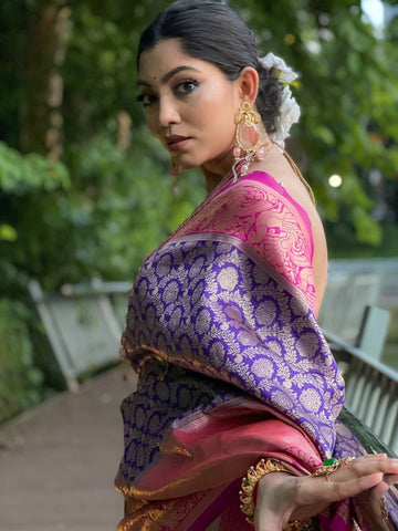 Elegant Jacquard Silk Saree