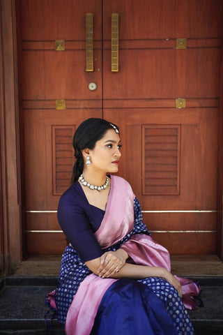 Charming South Indian silk saree