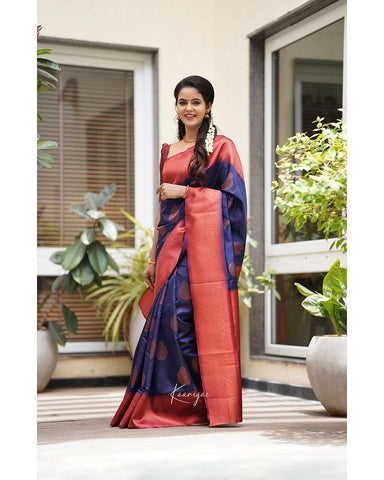 Designer smooth silk saree