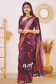 Snazzy Magenta Pure Soft Silk Saree With Confounding Unstitched Blouse Piece (Mars)