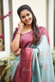 Firozi Colour Pure Soft Silk Saree With Attractive Unstitched Blouse Piece (Mars)