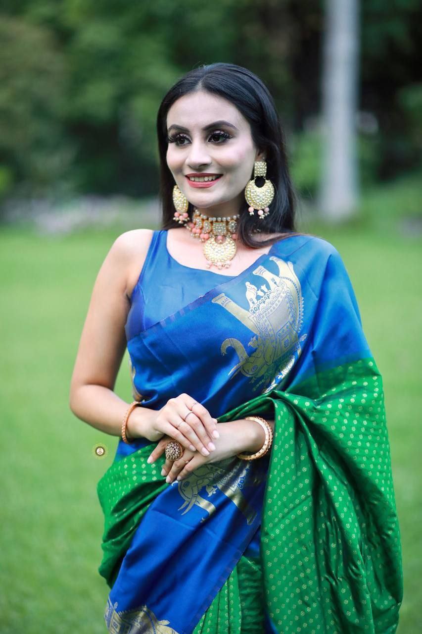 Luxurious South Indian Silk Saree